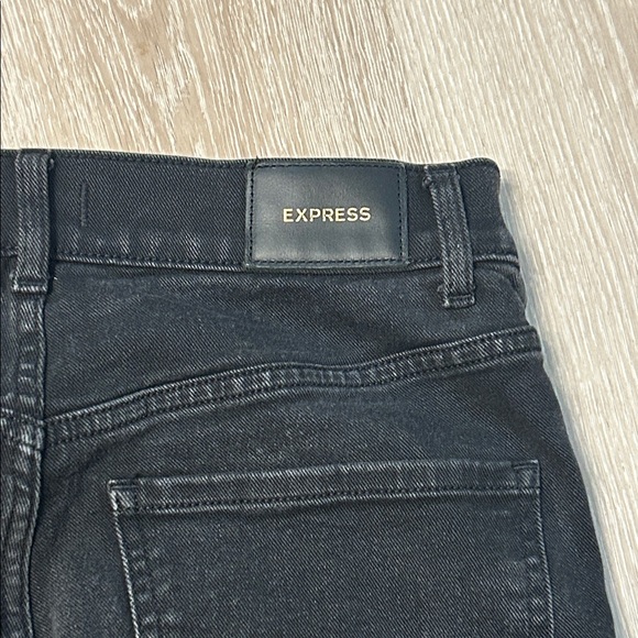 Express Slim High Rise Distressed Women Jeans Sz 4R - Picture 8 of 10
